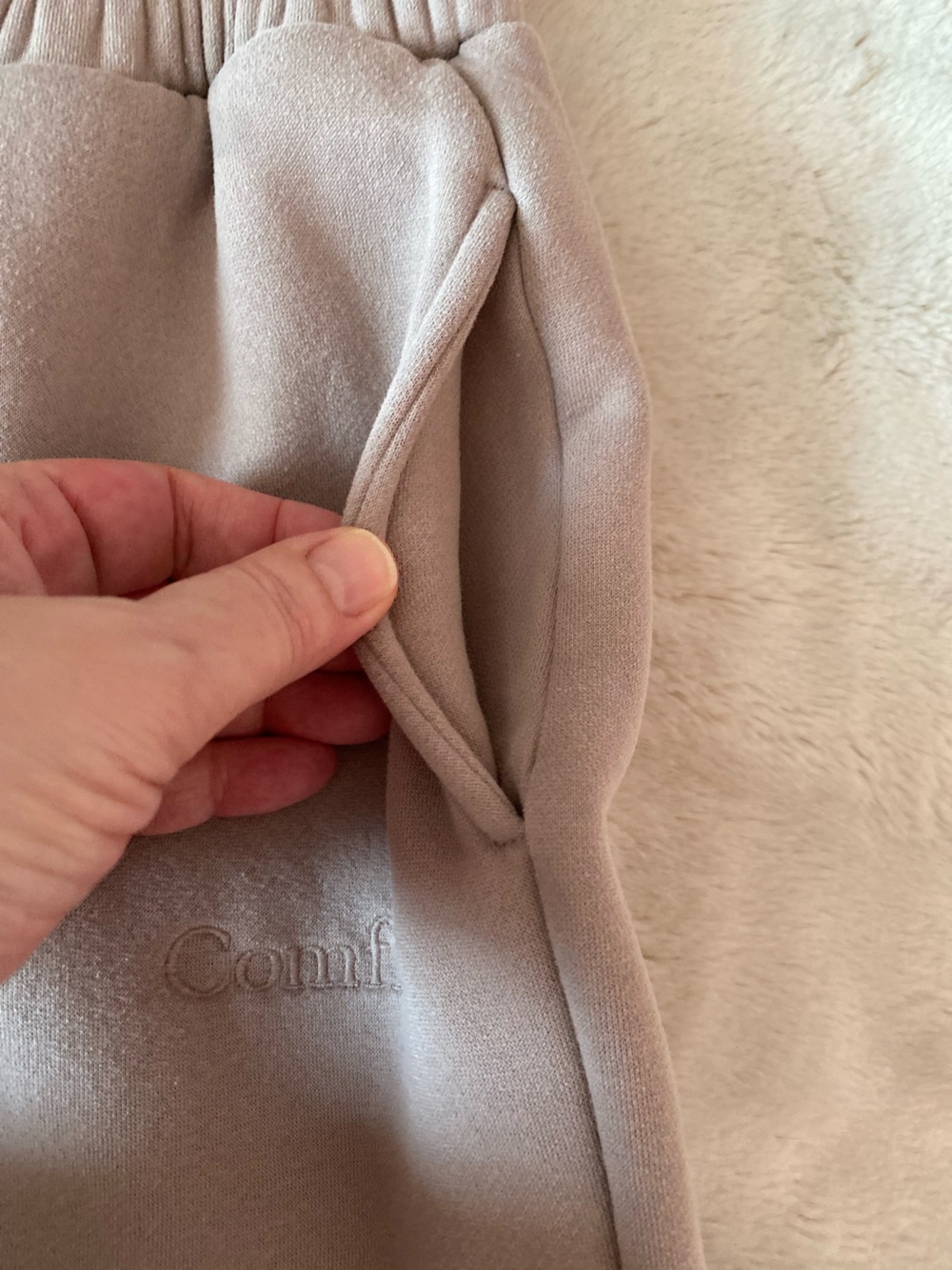 Comfort high waist sweatpants - Picture 6 of 12